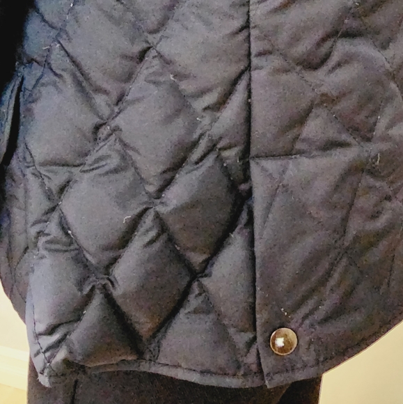 [XXL] Eddie Bauer Navy & Tan Quilted Jacket - Picture 10 of 13